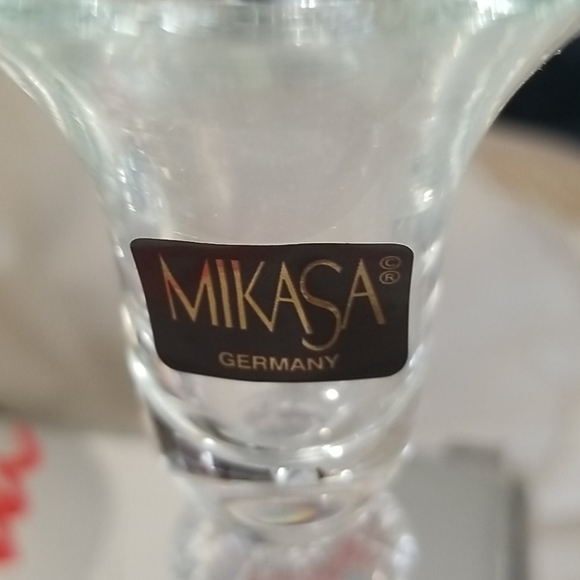 Mikasa German Crystal Candle Holders - Picture 3 of 4